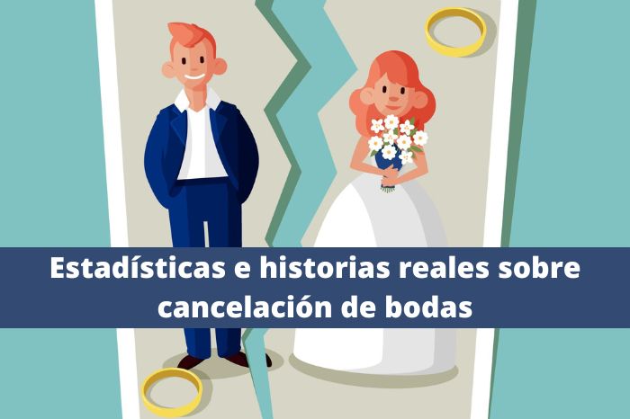 Estadísticas e historias reales sobre cancelación de bodas